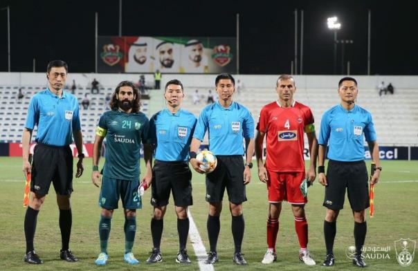 中国裁判组在国外执法比赛。受访者供图