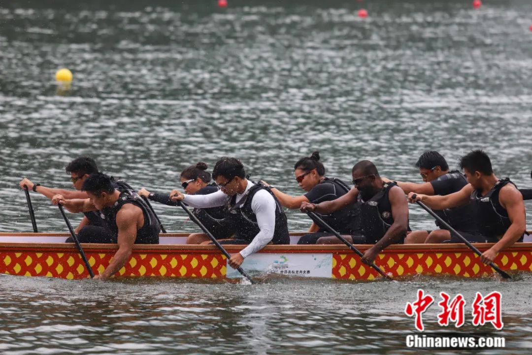 海内外23所名校龙舟队在2019年世界名校龙舟大赛展开激烈角逐。<a target='_blank' href='/'>中新社</a>记者 瞿宏伦 摄