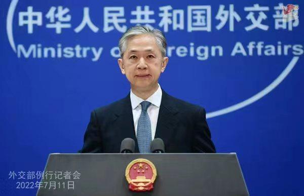 外交部发言人汪文斌。 薛伟 摄 外交部发言人汪文斌。 薛伟 摄